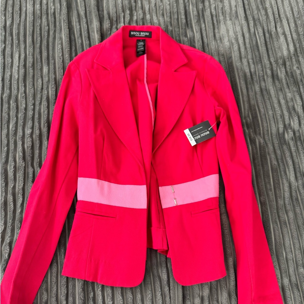 Bisou Bisou Stylish Pink Women's Blazer